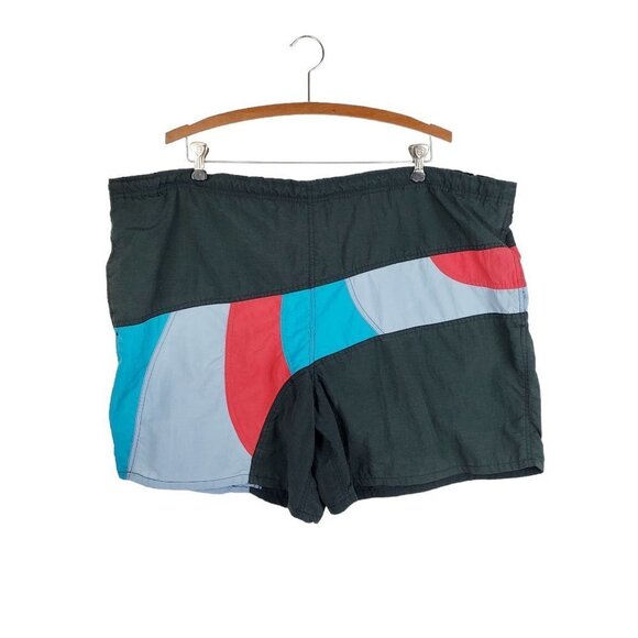 Vintage Other - Surf Odyssey mens XLarge vintage 90s colorblock red blue swim trunks shorts